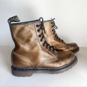 Dr. Martens | 1460 Bronze Pewter Metallic Boots